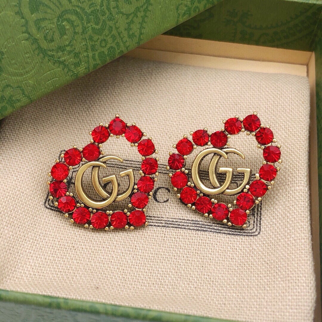 Gucci Interlocking G Heart Earrings - album image 4
