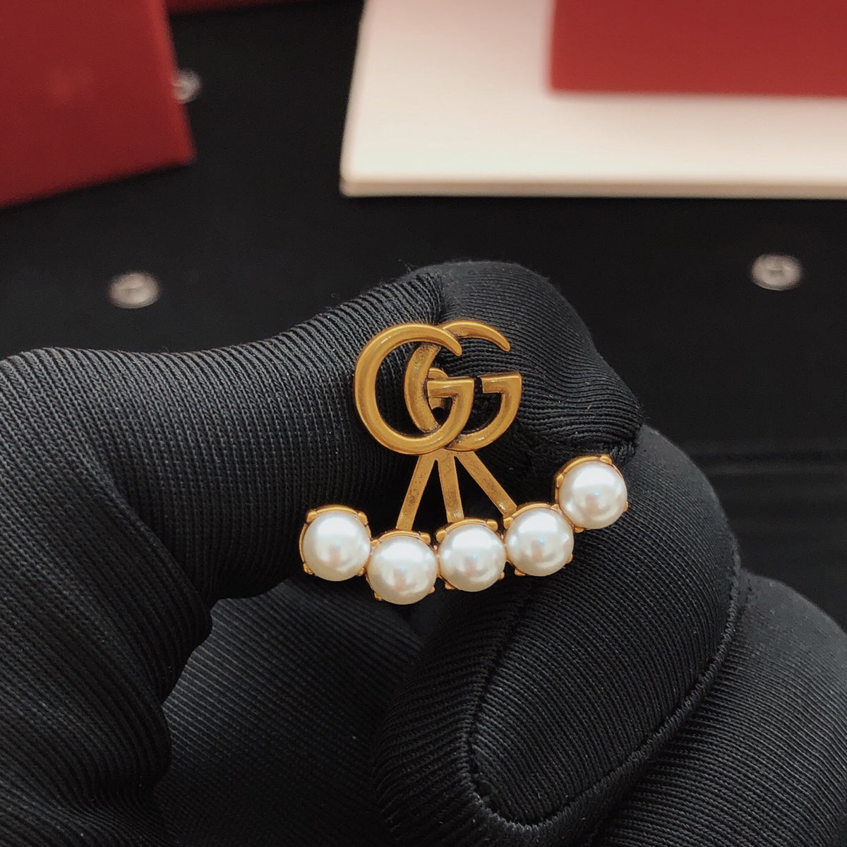 Gucci Antique Gold-Tone Gold-Tone Earrings - album image 4