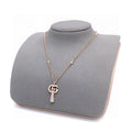 Gucci Interlocking G Key Crystal Accent Necklace - album image 1