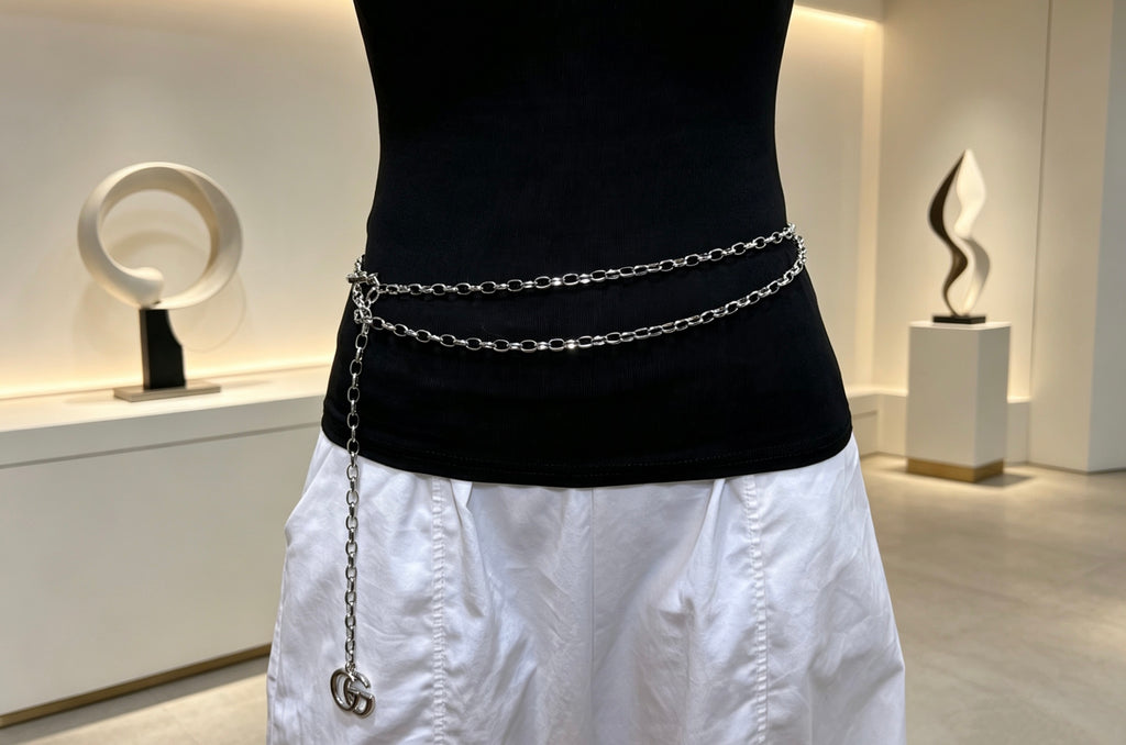 Gucci Interlocking G Double-Layer Chain Bag Charm - album image 9