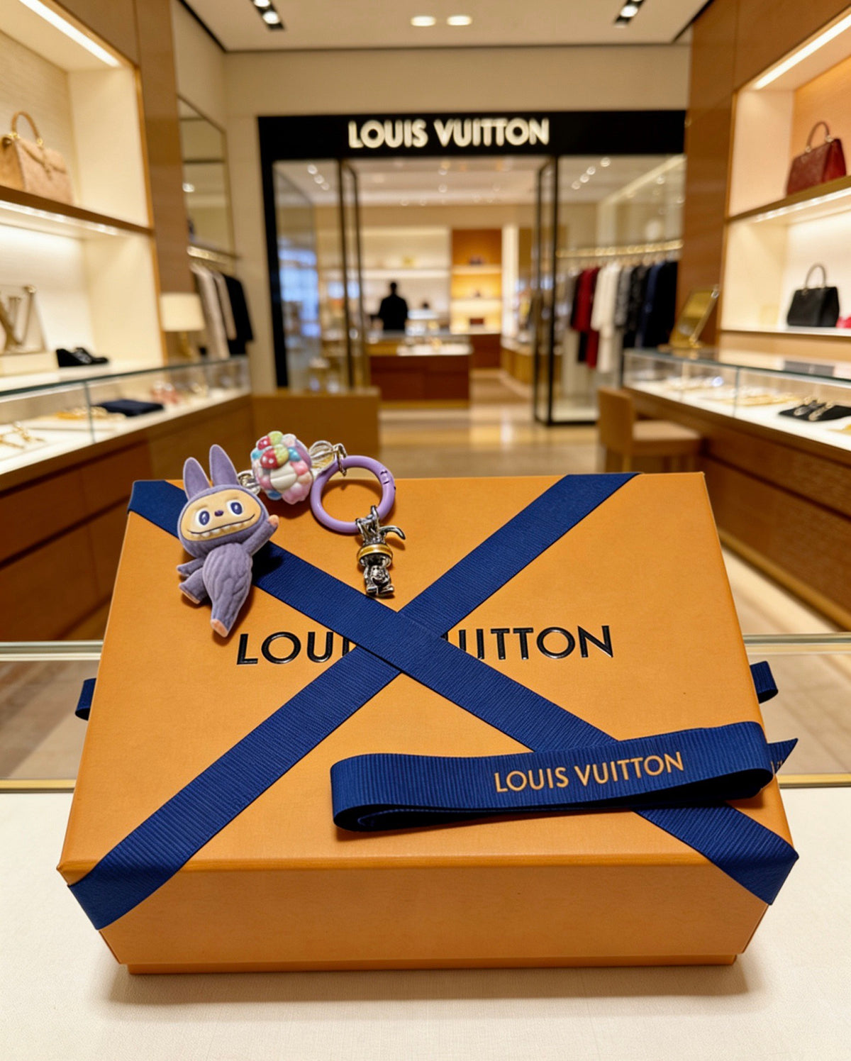 Louis Vuitton Purple Mini Character Keychain - album image 7