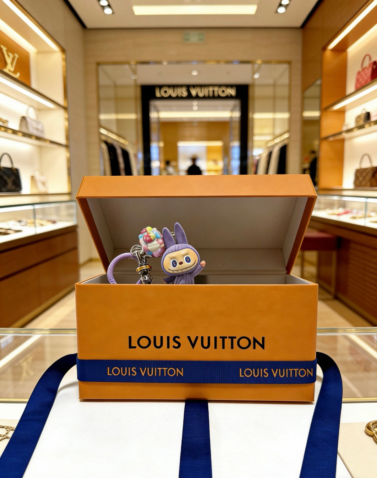 Louis Vuitton Purple Mini Character Keychain - album image 5