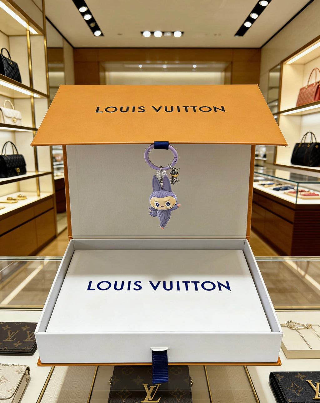 Louis Vuitton Purple Mini Character Keychain - album image 6