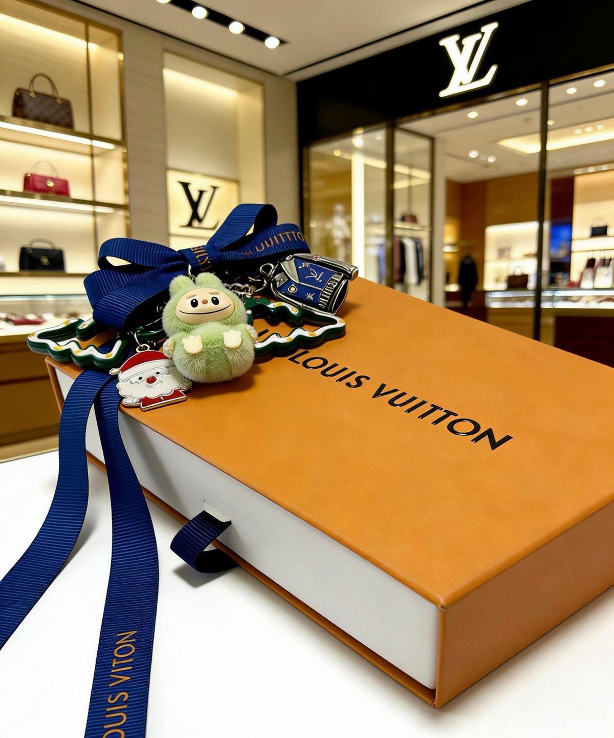 Louis Vuitton Green Mini Character Keychain - album image 3
