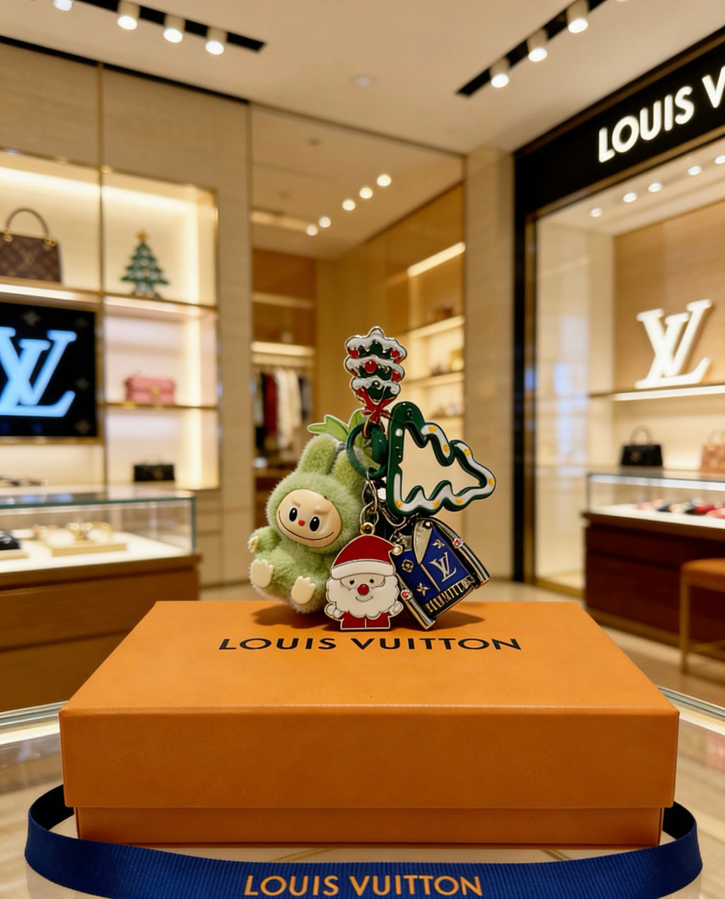Louis Vuitton Green Mini Character Keychain - album image 5