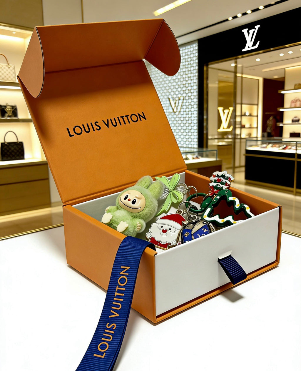 Louis Vuitton Green Mini Character Keychain - album image 8