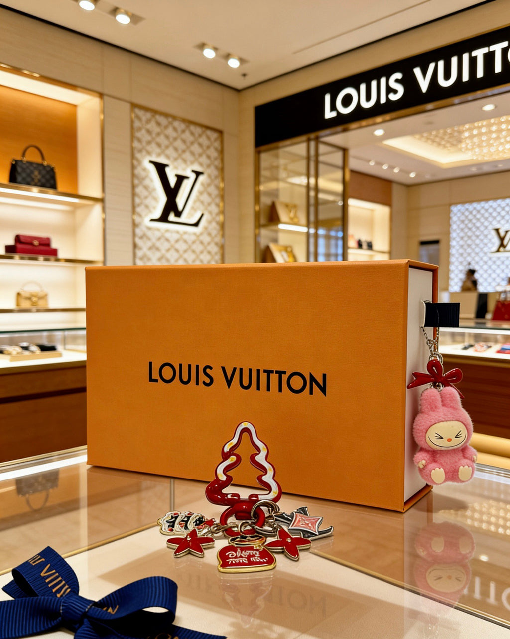Louis Vuitton Pink Mini Character Keychain - album image 6