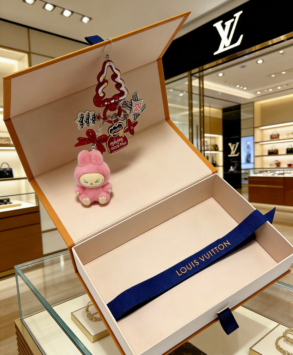 Louis Vuitton Pink Mini Character Keychain - album image 3