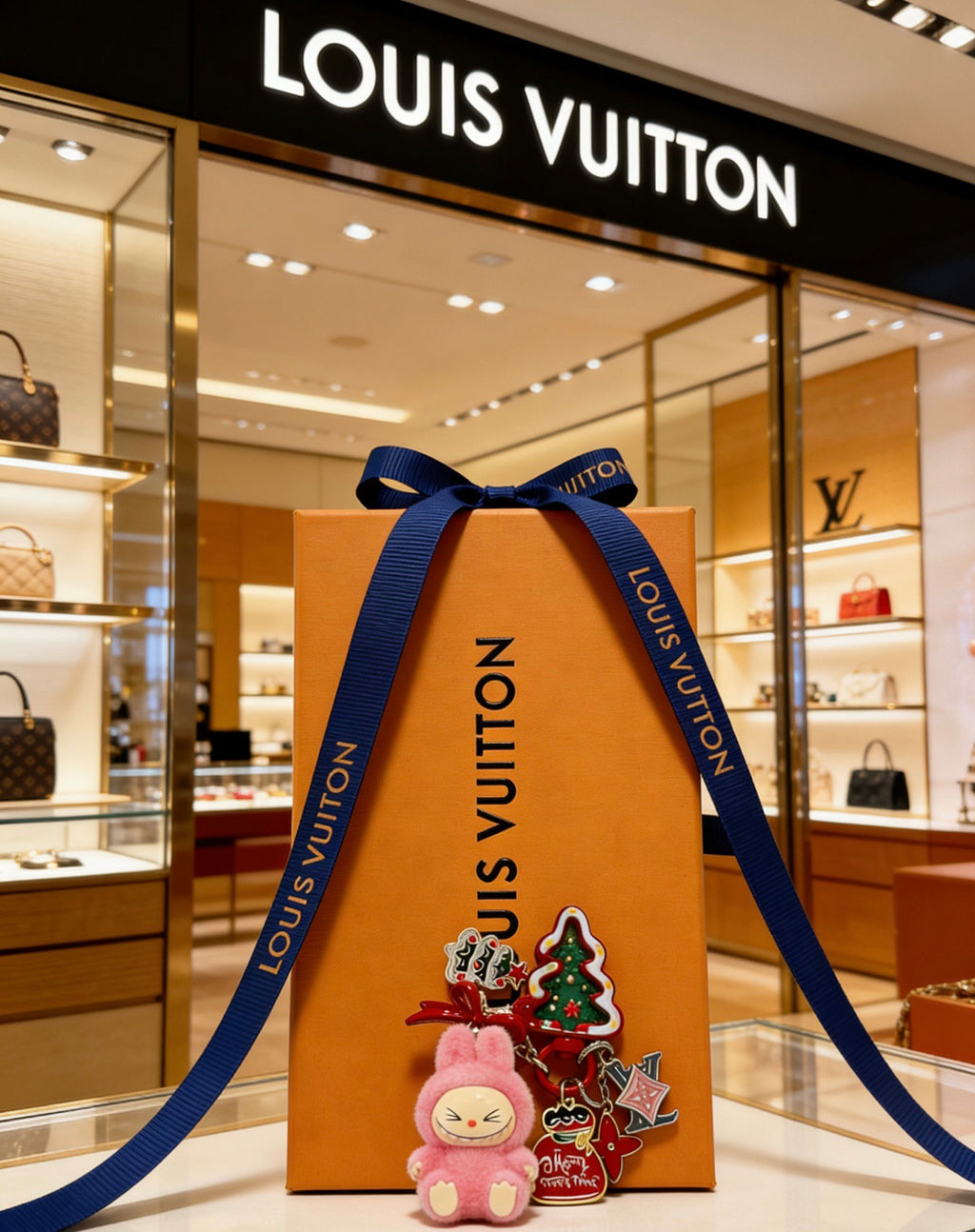 Louis Vuitton Pink Mini Character Keychain - album image 2