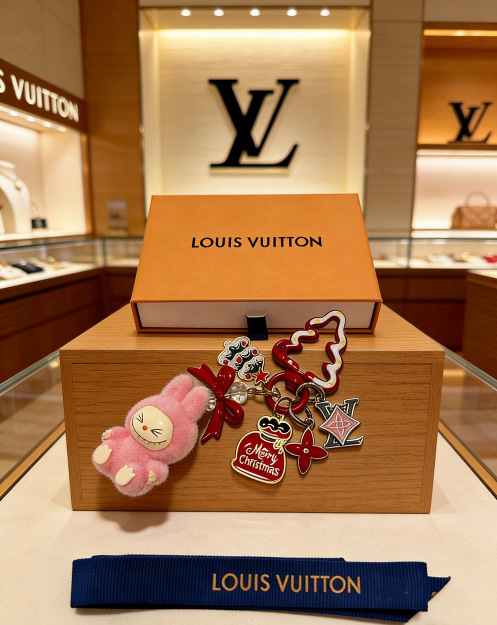 Louis Vuitton Pink Mini Character Keychain - album image 4