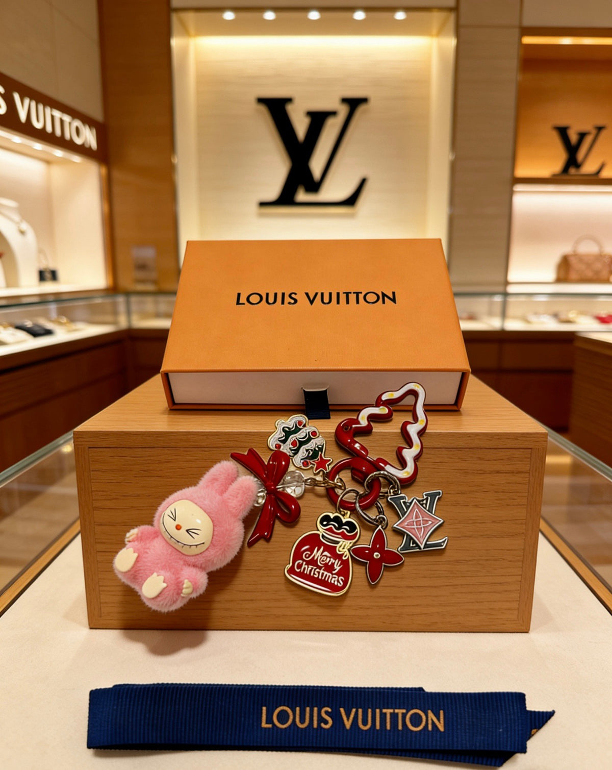 Louis Vuitton Pink Mini Character Keychain - album image 4