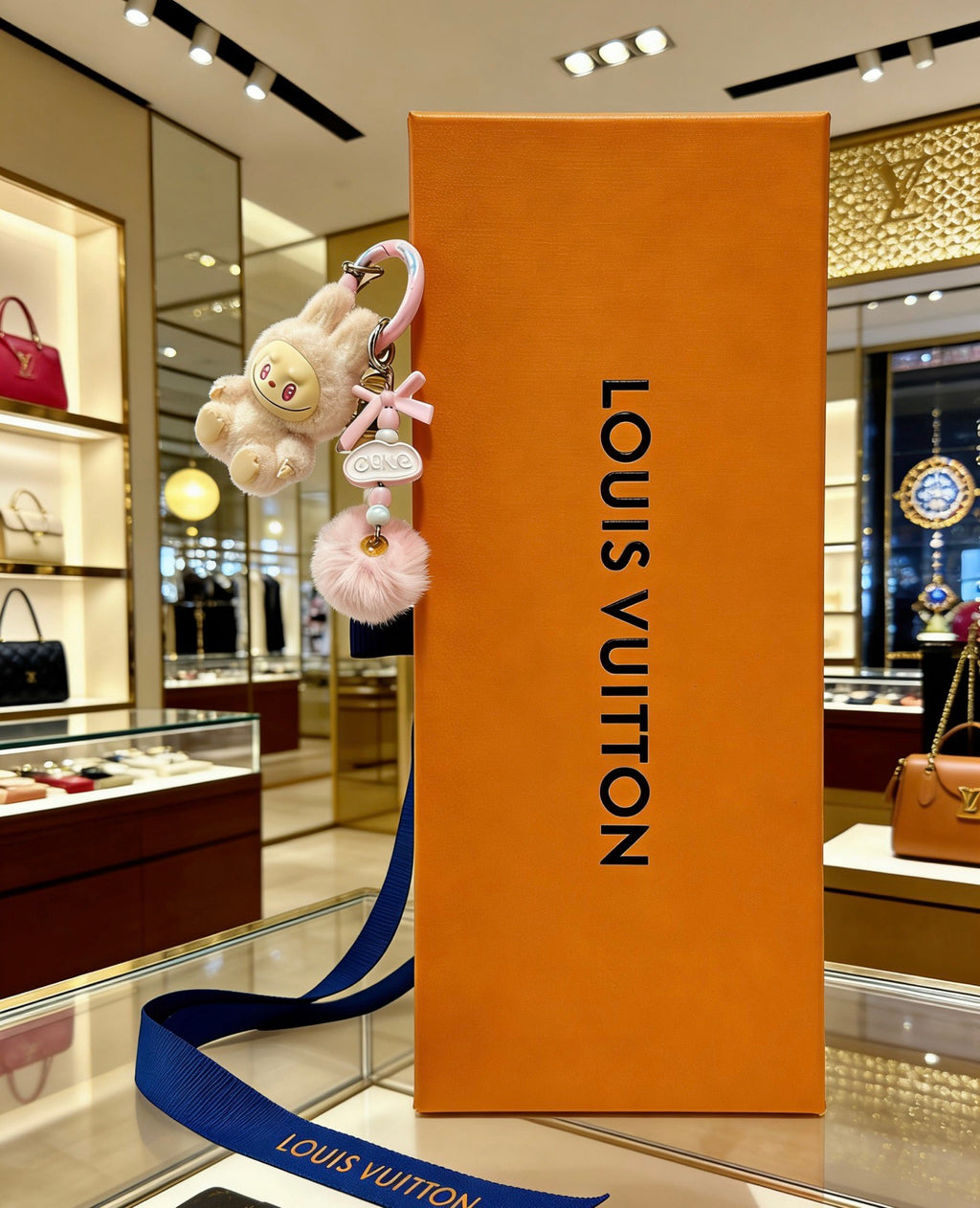 Louis Vuitton Pastel Plush Animal Bag Charm - album image 5