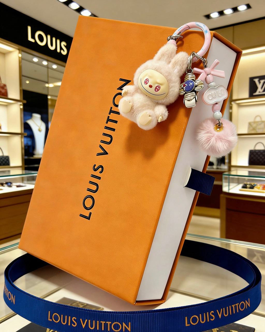 Louis Vuitton Pastel Plush Animal Bag Charm - album image 1