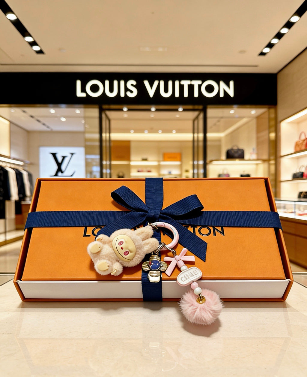 Louis Vuitton Pastel Plush Animal Bag Charm - album image 3
