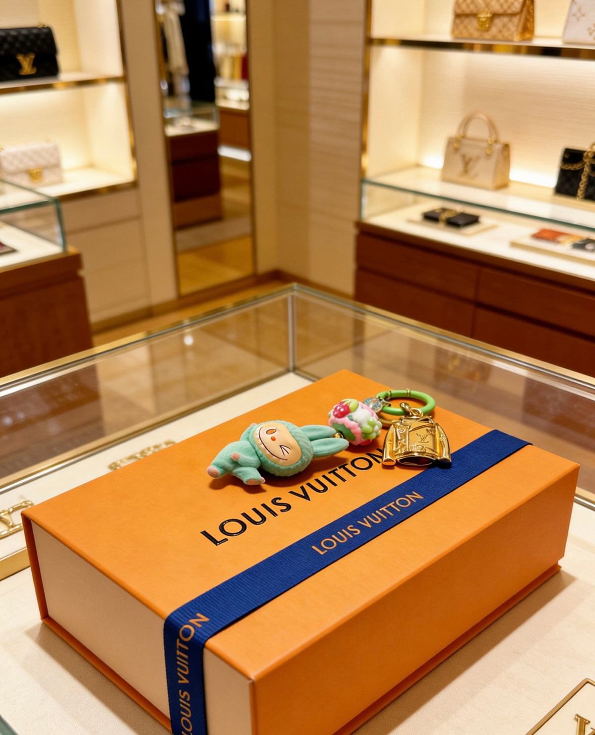 Louis Vuitton Green Mini Character Keychain - album image 5