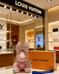 Louis Vuitton Pink Seated Animal Bag Charm - album image 1