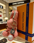 Louis Vuitton Pink Seated Animal Bag Charm - album image 1