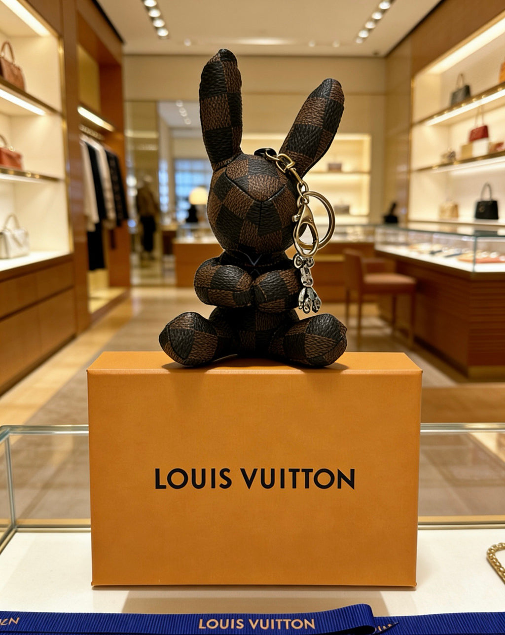 Louis Vuitton Black Seated Animal Bag Charm - album image 1