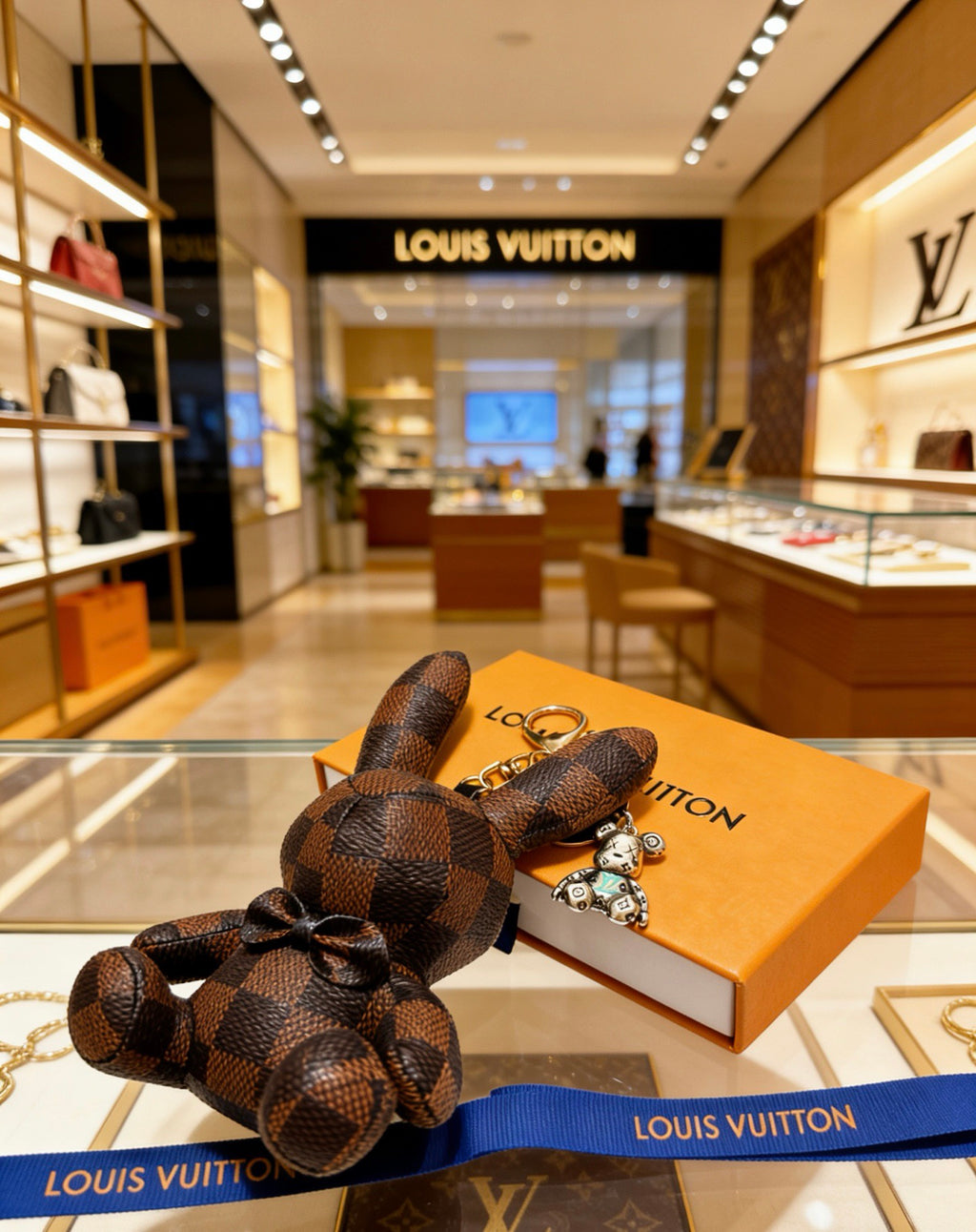 Louis Vuitton Black Seated Animal Bag Charm - album image 3