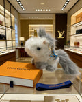 Louis Vuitton Pale Blue Plush Animal Bag Charm - album image 1