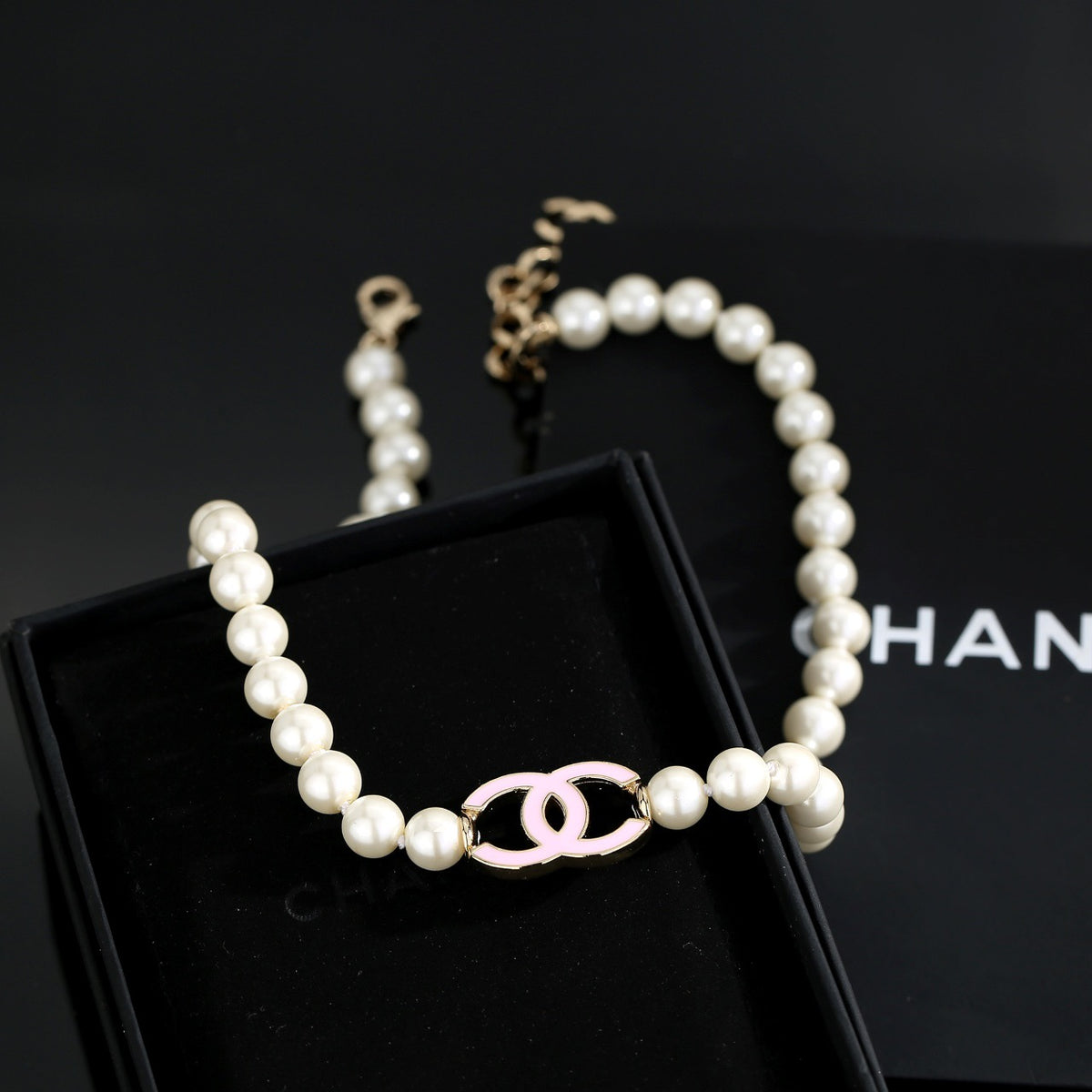 Chanel Interlocking C Pearl Necklace - album image 8