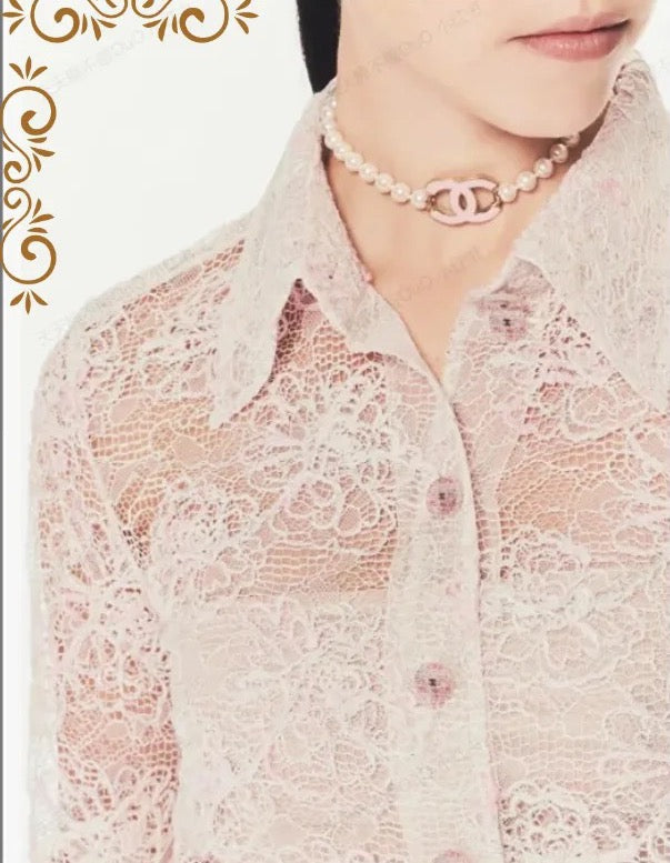 Chanel Interlocking C Pearl Necklace - album image 6