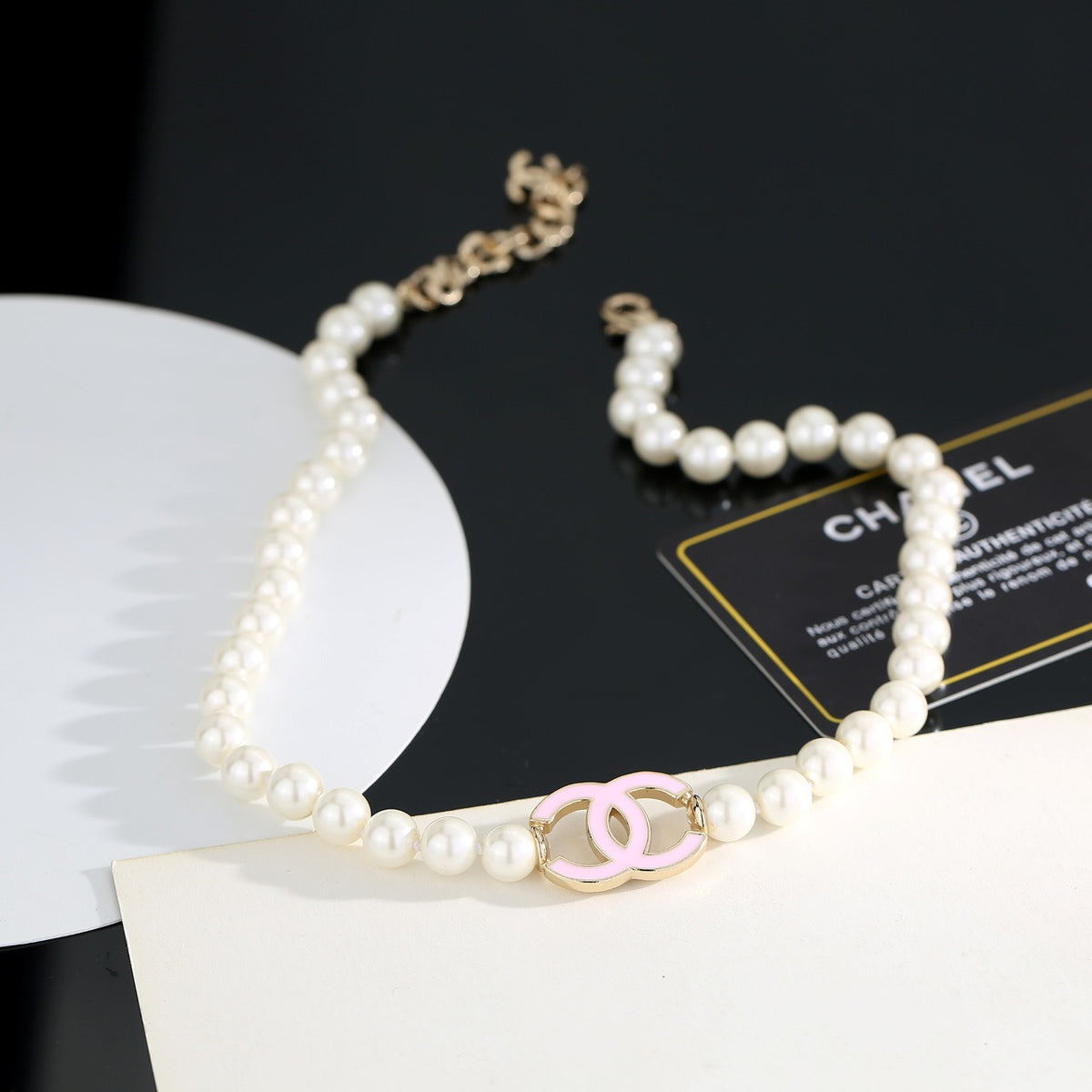 Chanel Interlocking C Pearl Necklace - album image 2
