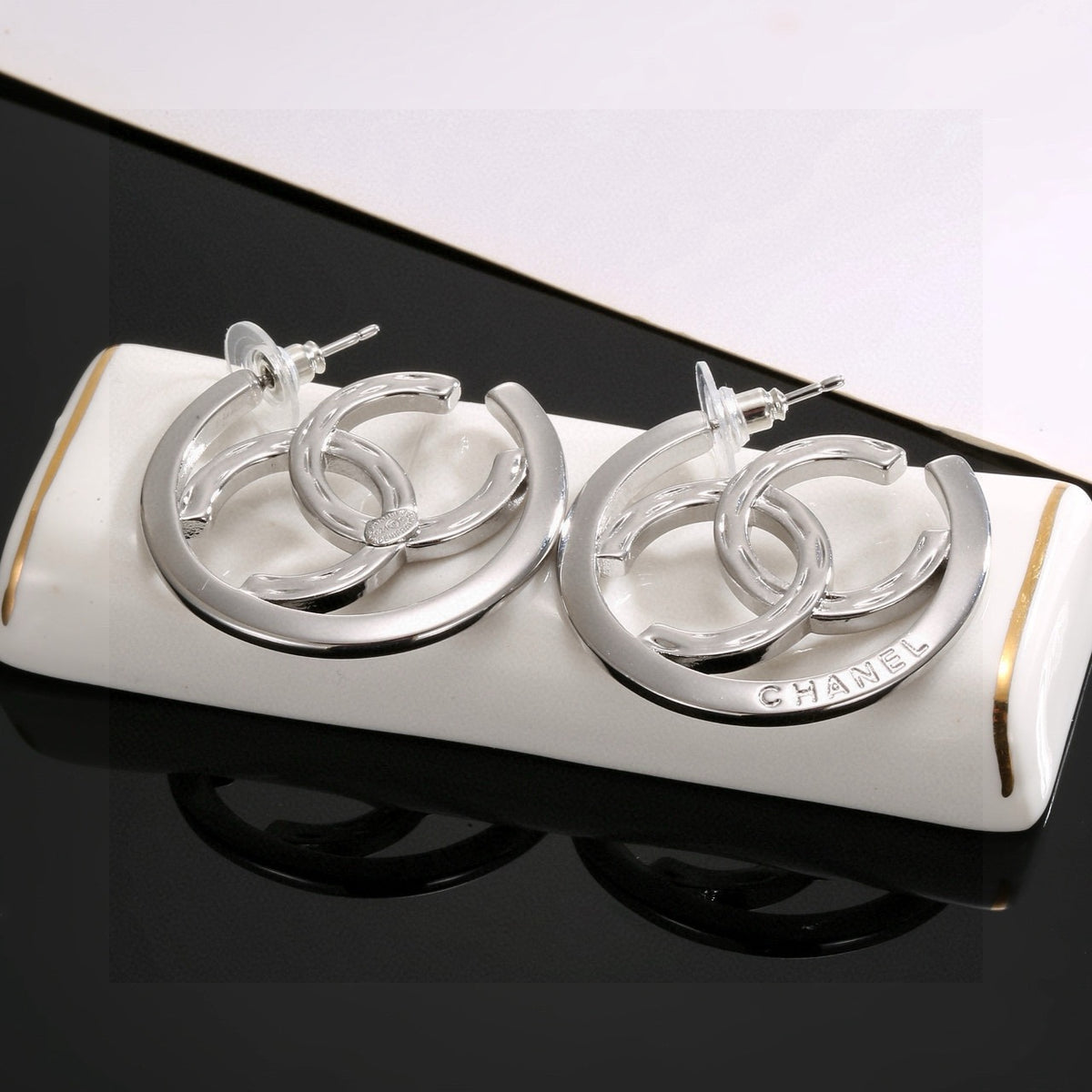 Chanel Letter Earrings - album image 8