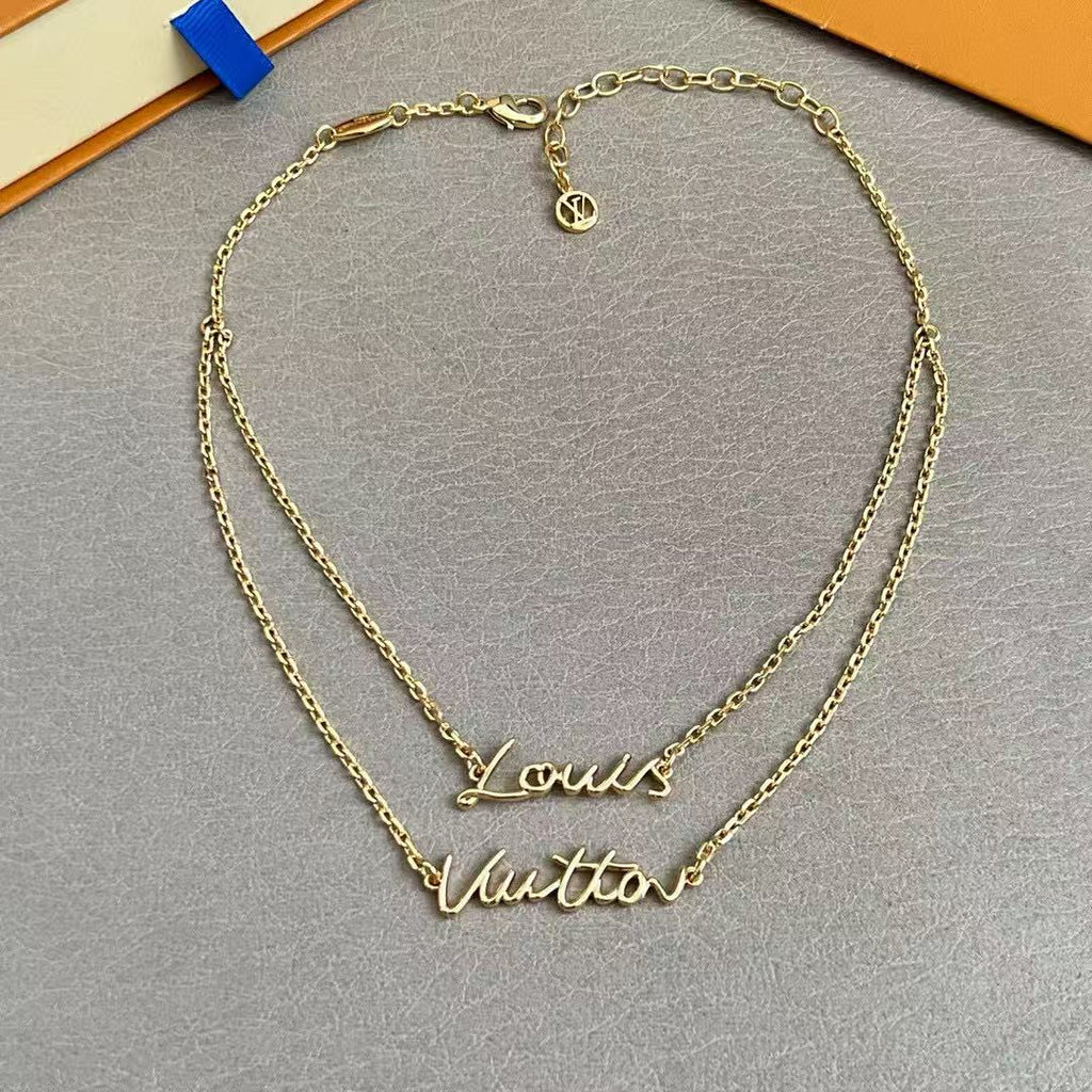 Louis Vuitton LV Letter Necklace - album image 6