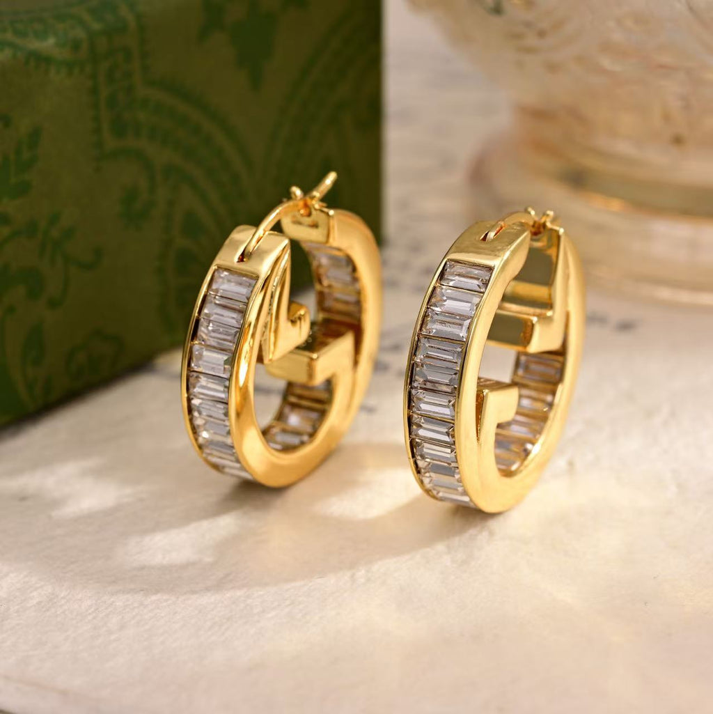 Gucci Crystal Accent Stud Earrings - album image 8