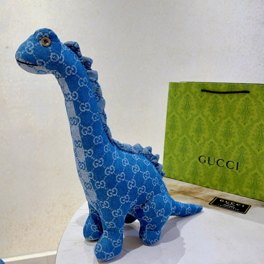 Gucci Blue Monogram Giraffe Plush Toy - album image 6