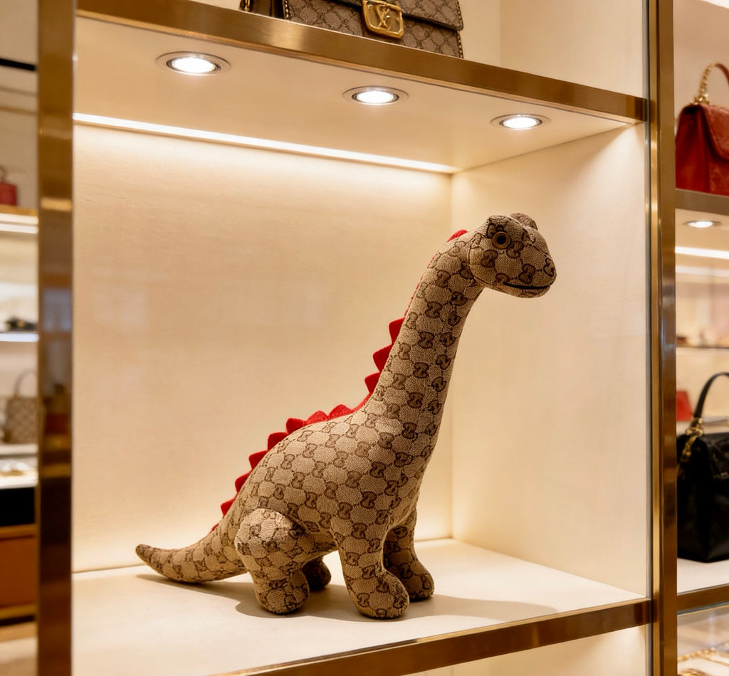 Gucci Brown Monogram Giraffe Plush Toy - album image 4