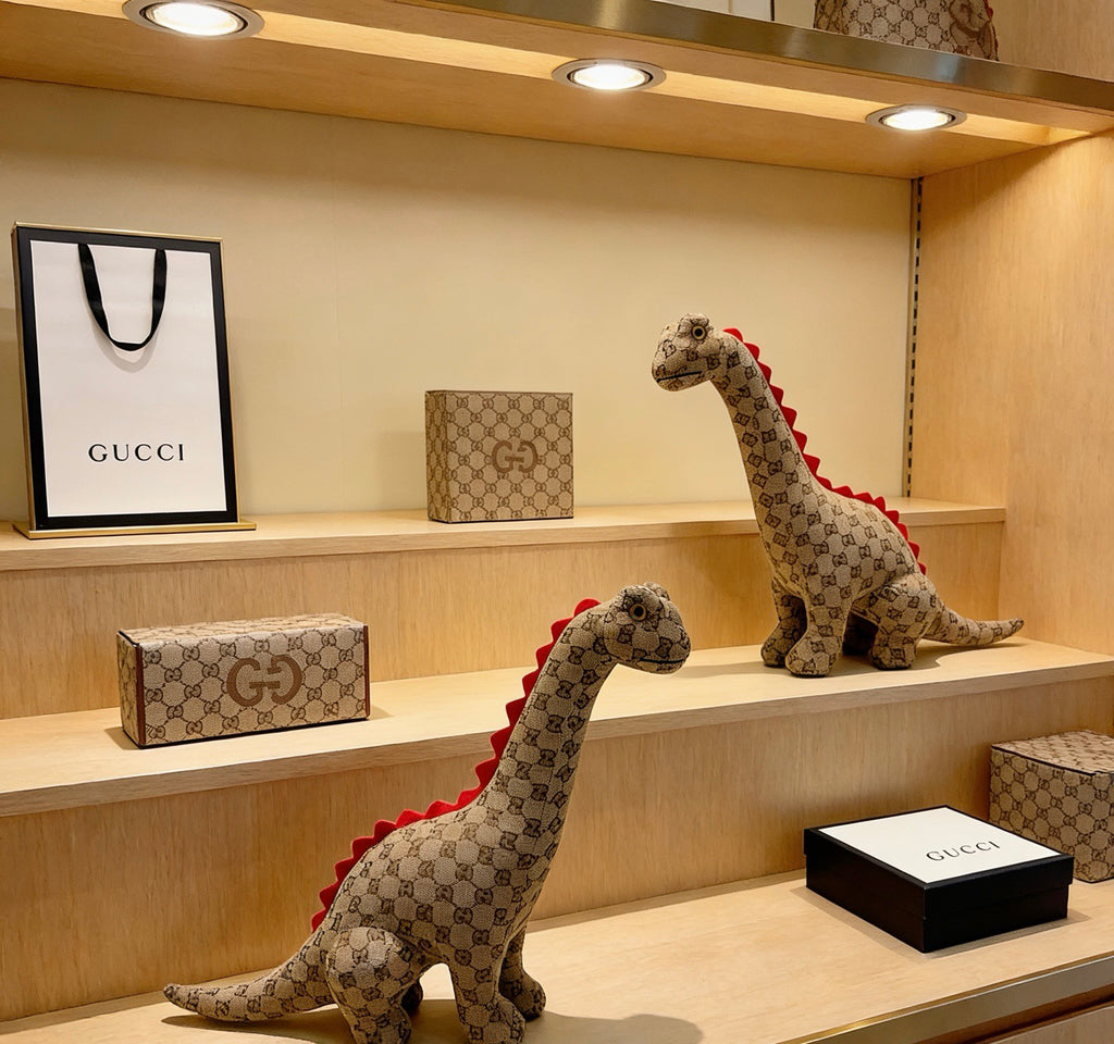 Gucci Brown Monogram Giraffe Plush Toy - album image 2
