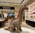 Gucci Brown Monogram Giraffe Plush Toy - album image 1