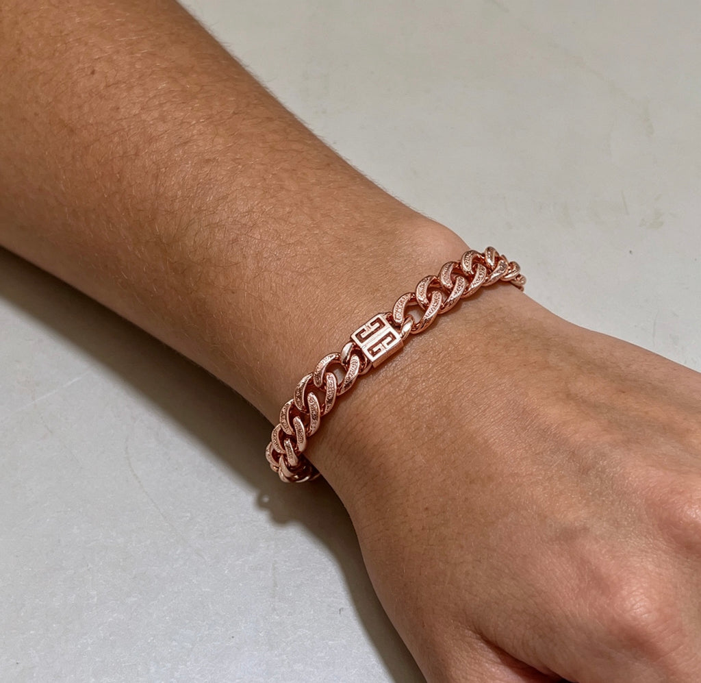 Givenchy Gold or Rose-Gold Tone Curb Link 4G Bracelet - product image 16