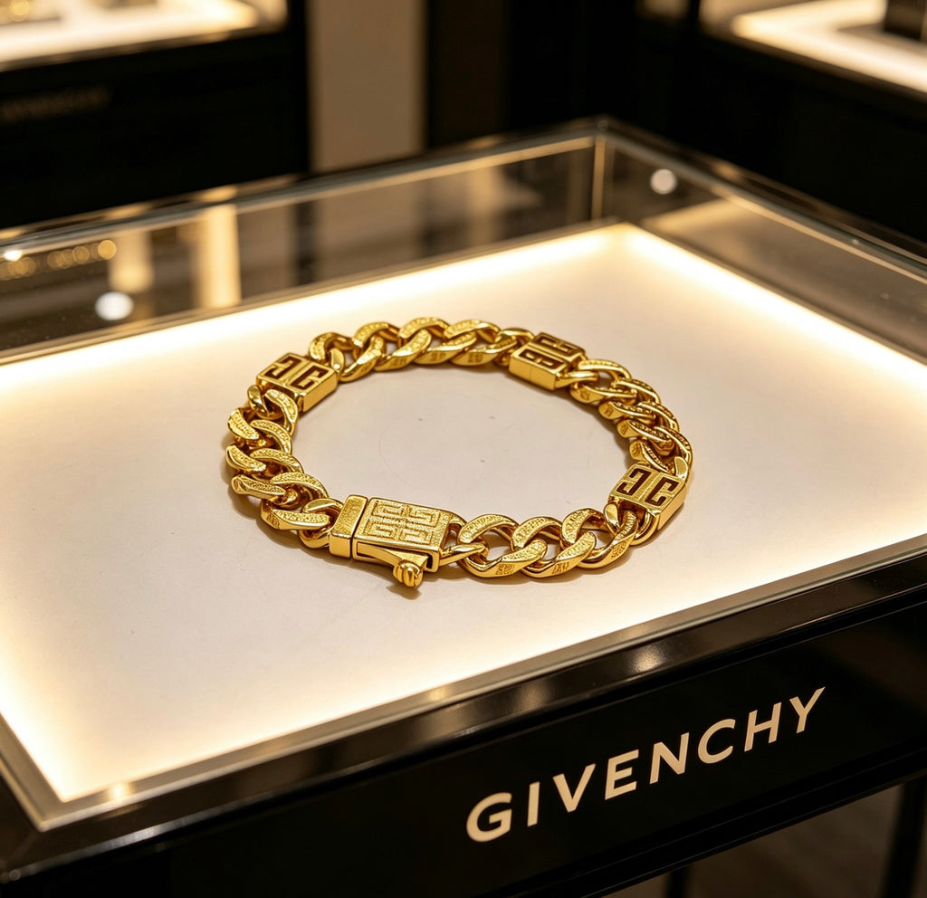 Givenchy Gold or Rose-Gold Tone Curb Link 4G Bracelet - product image 7