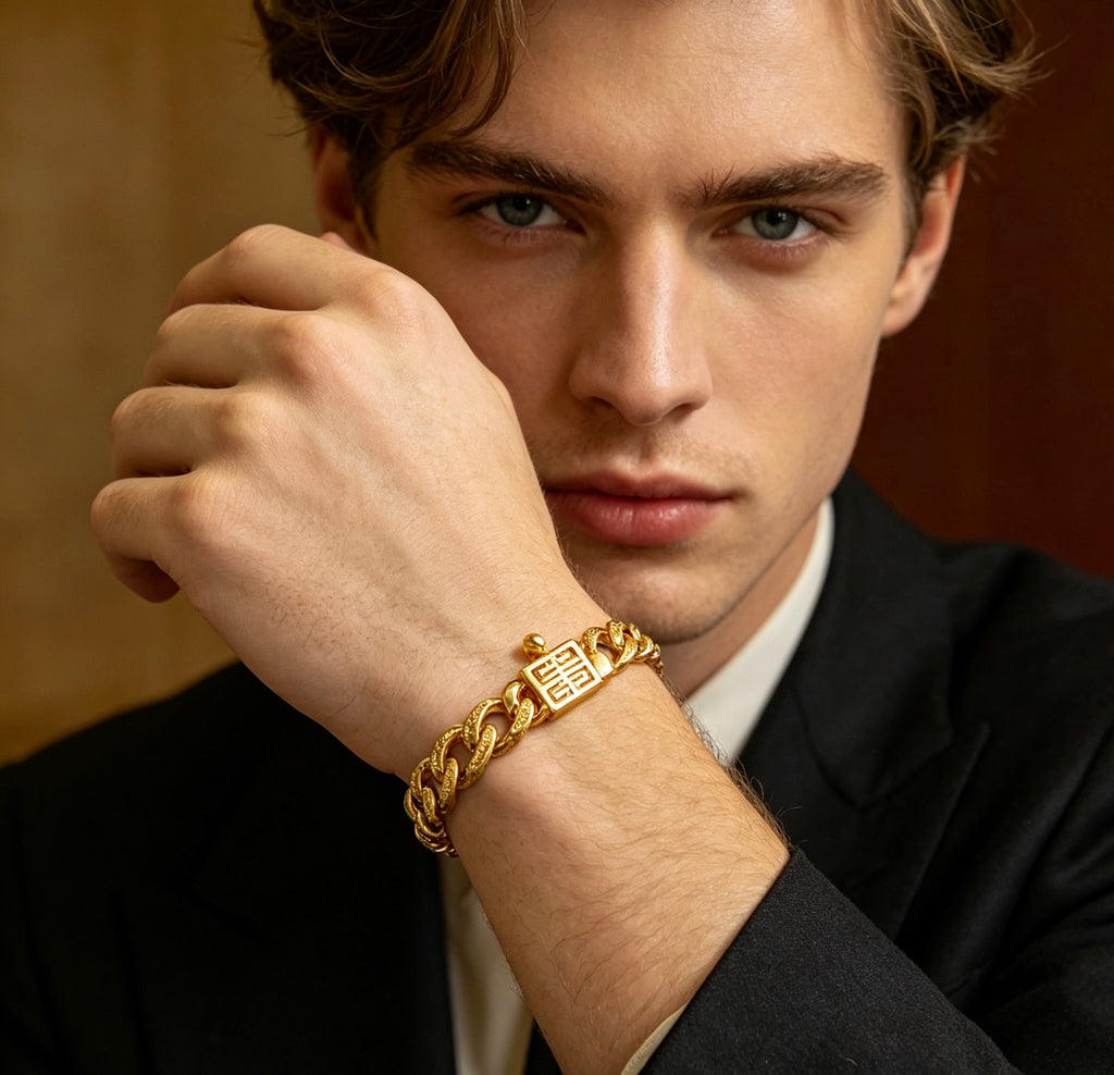 Givenchy Gold or Rose-Gold Tone Curb Link 4G Bracelet - product image 3