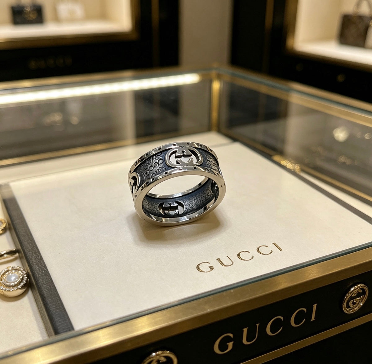 Gucci Anger Forest Interlocking G Ring - album image 5