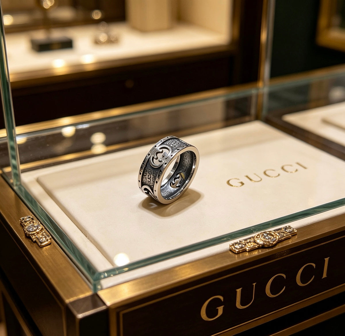 Gucci Anger Forest Interlocking G Ring - album image 4