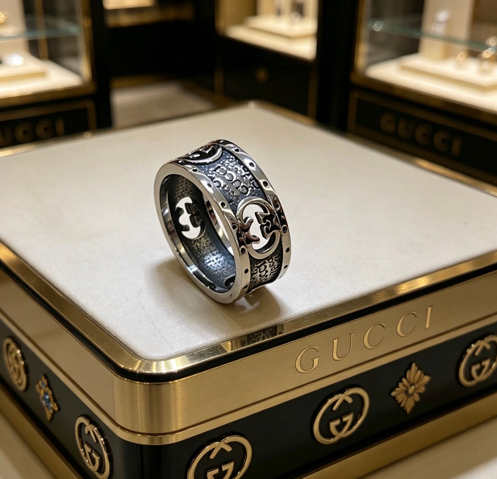 Gucci Anger Forest Interlocking G Ring - album image 8