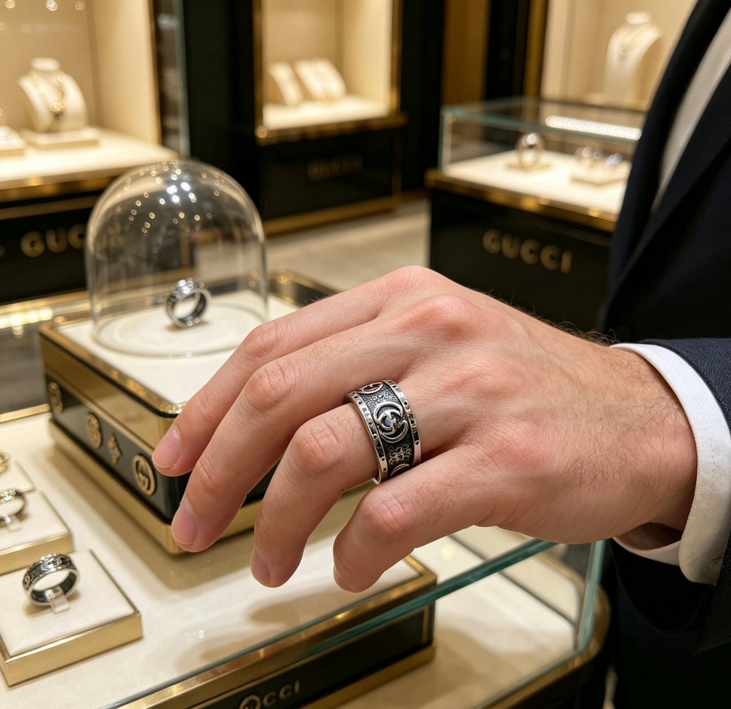 Gucci Anger Forest Interlocking G Ring - album image 6