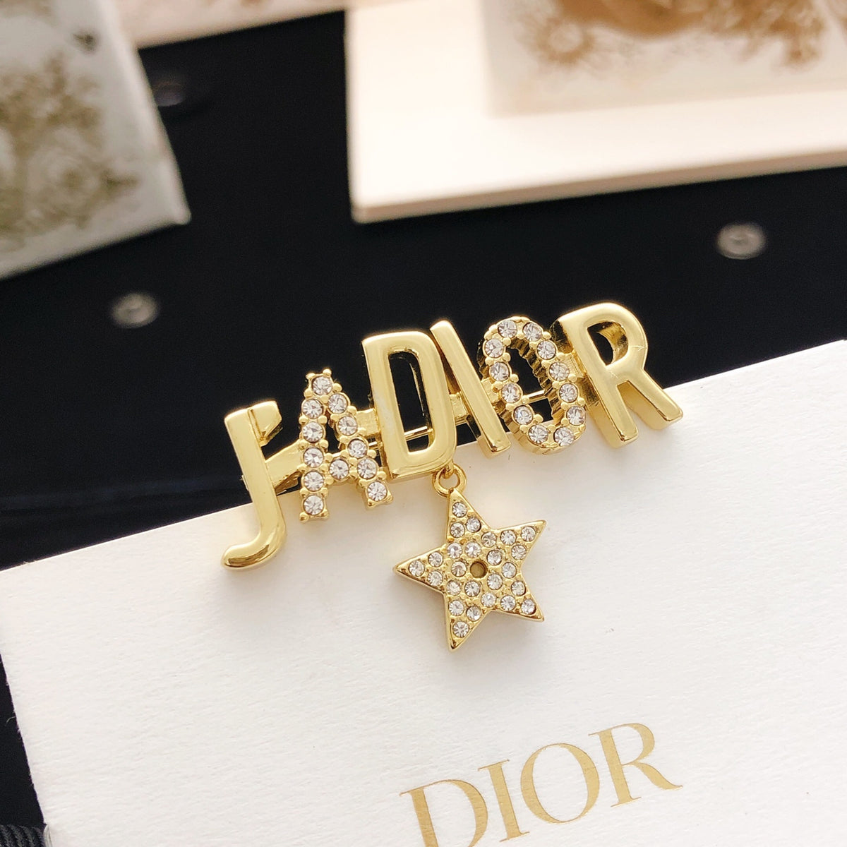 Dior J'Adior Hanging Star Brooch - product image 1