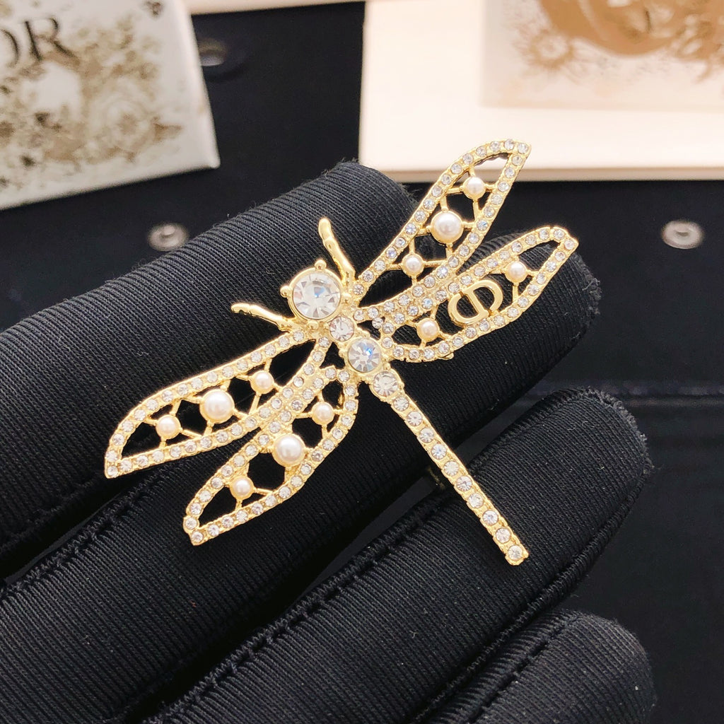 Dior Openwork Dragonfly Brooch - product image 3