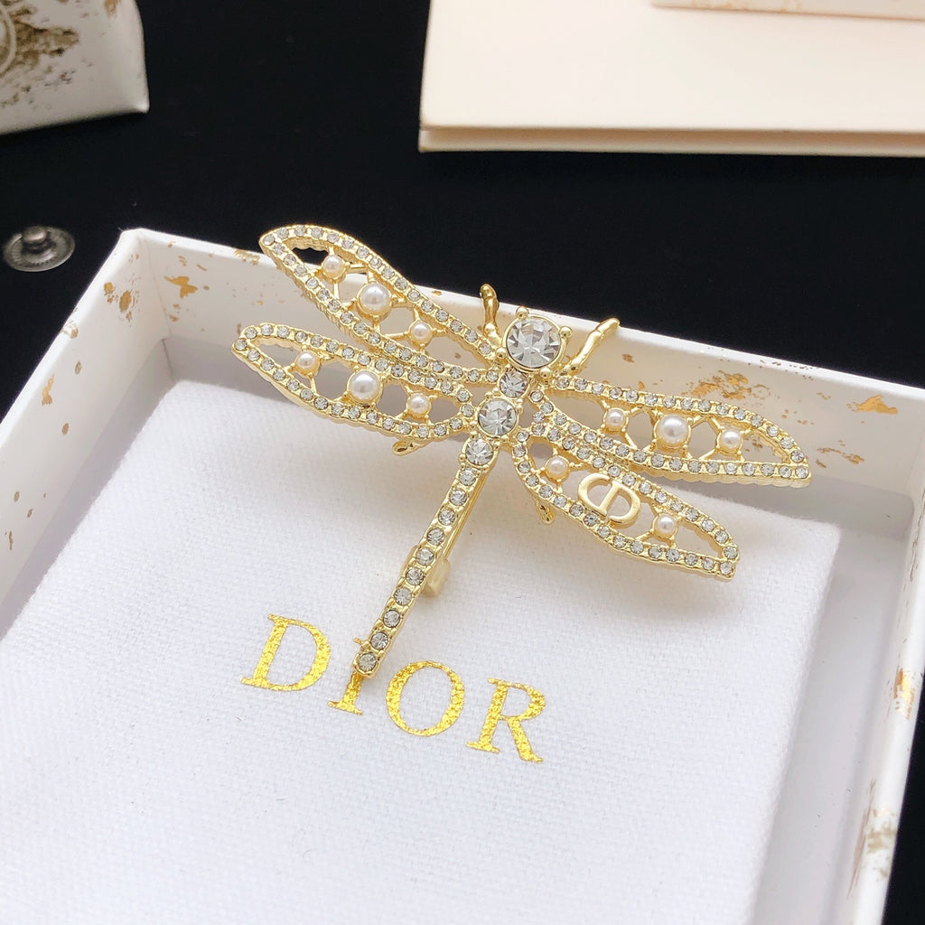 Dior Openwork Dragonfly Brooch - product image 2