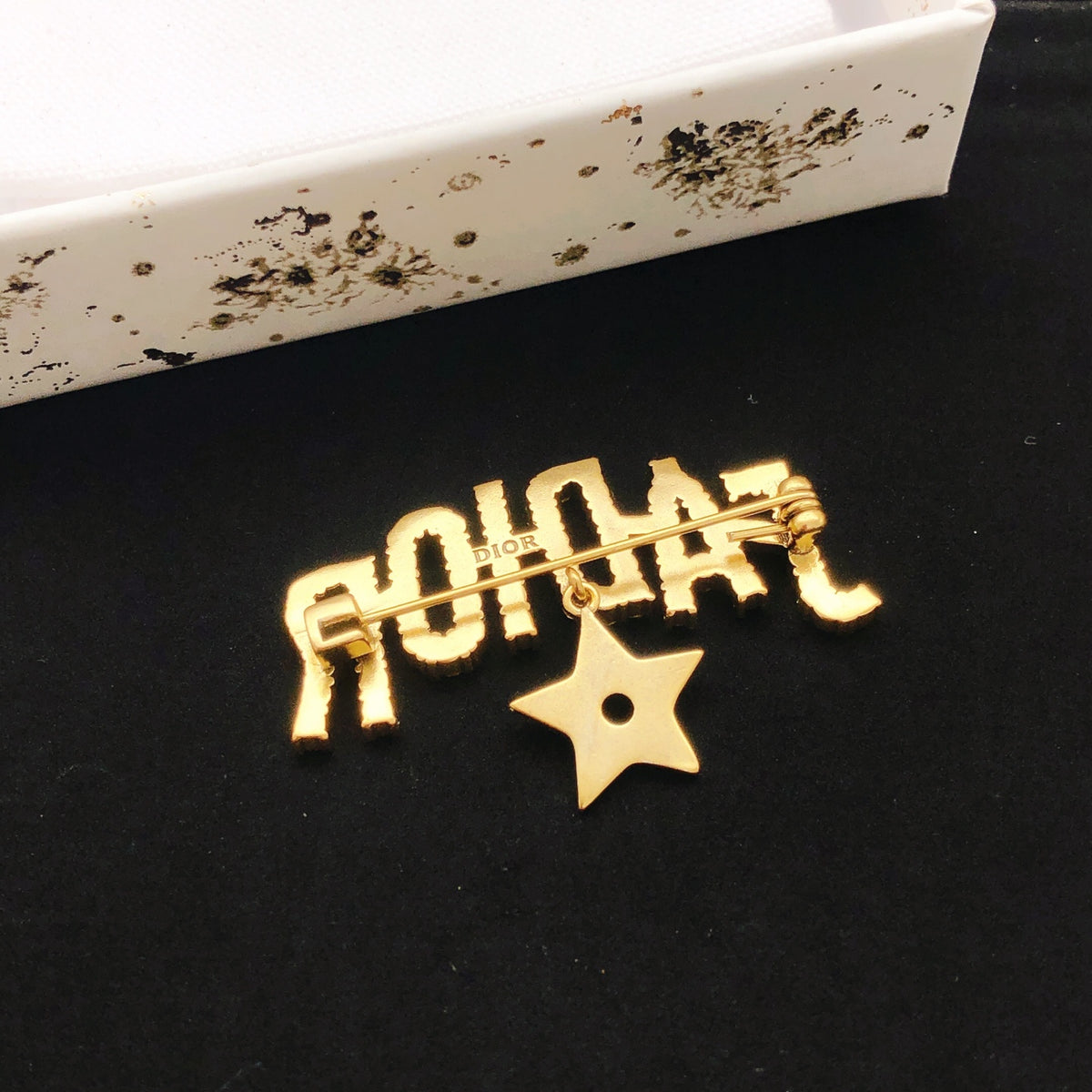 Dior J'Adior Crystal Star Drop Brooch - product image 5
