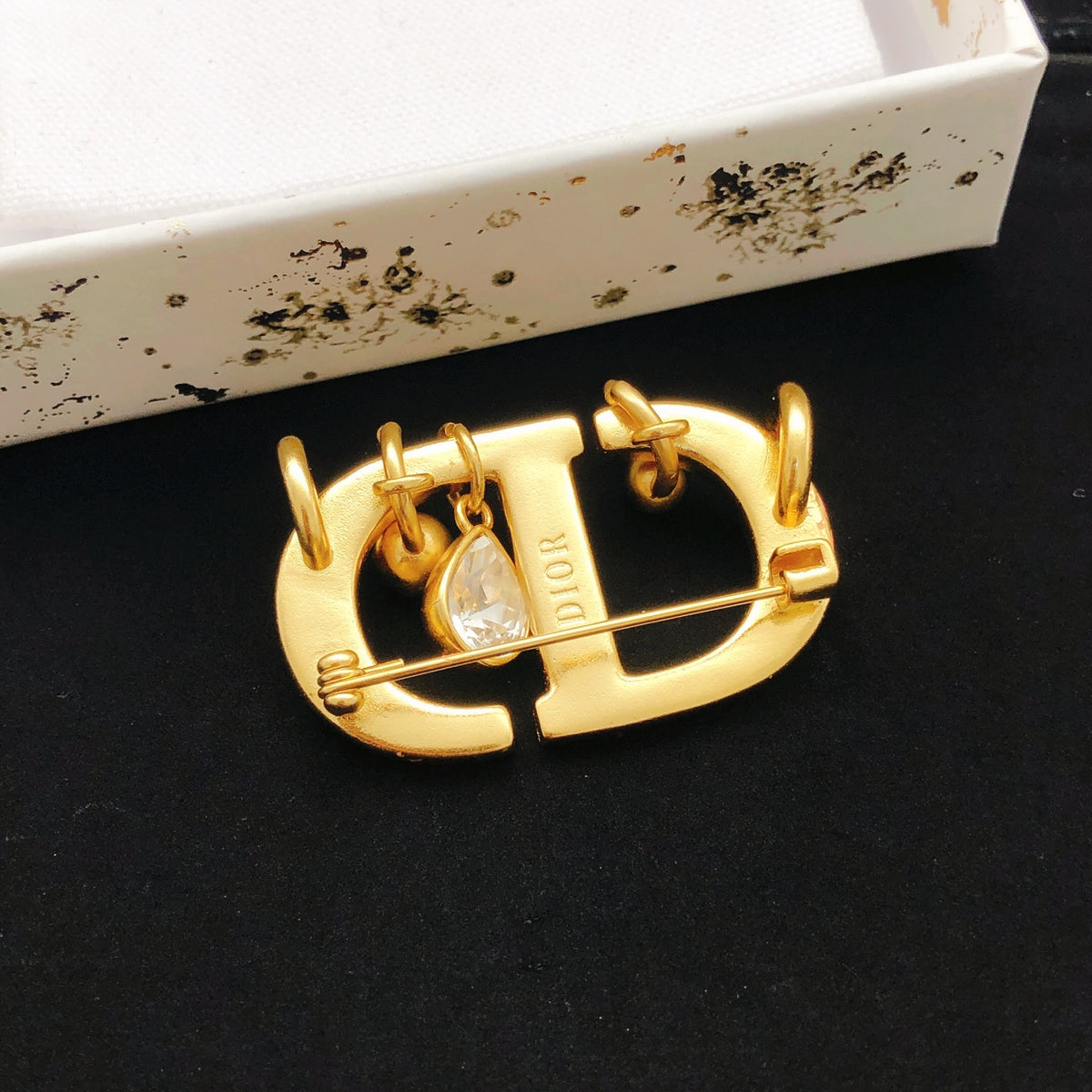 Dior Pink CD Letter-Charm Brooch - product image 7