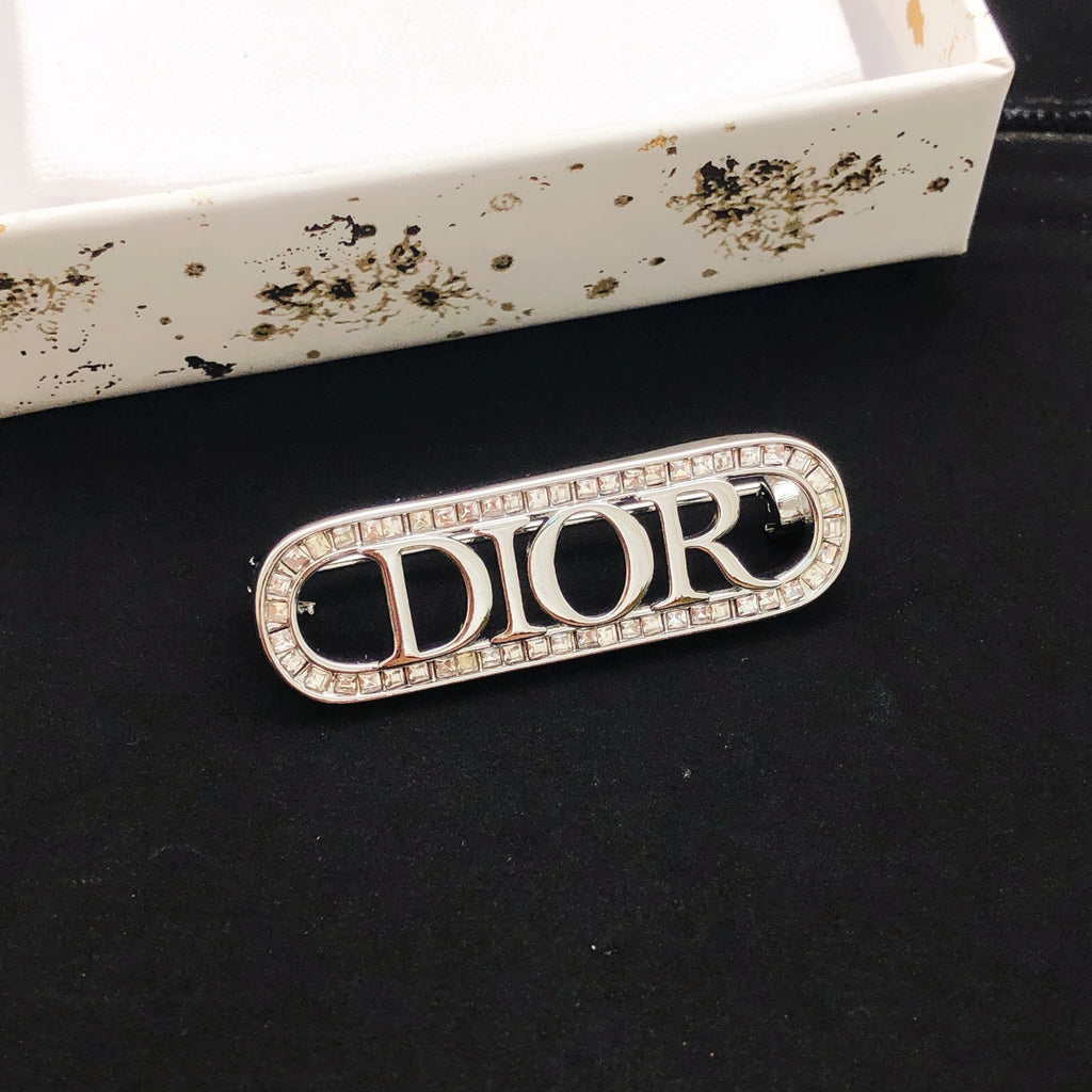 Dior Silver-Tone Crystal Capsule Brooch - product image 3