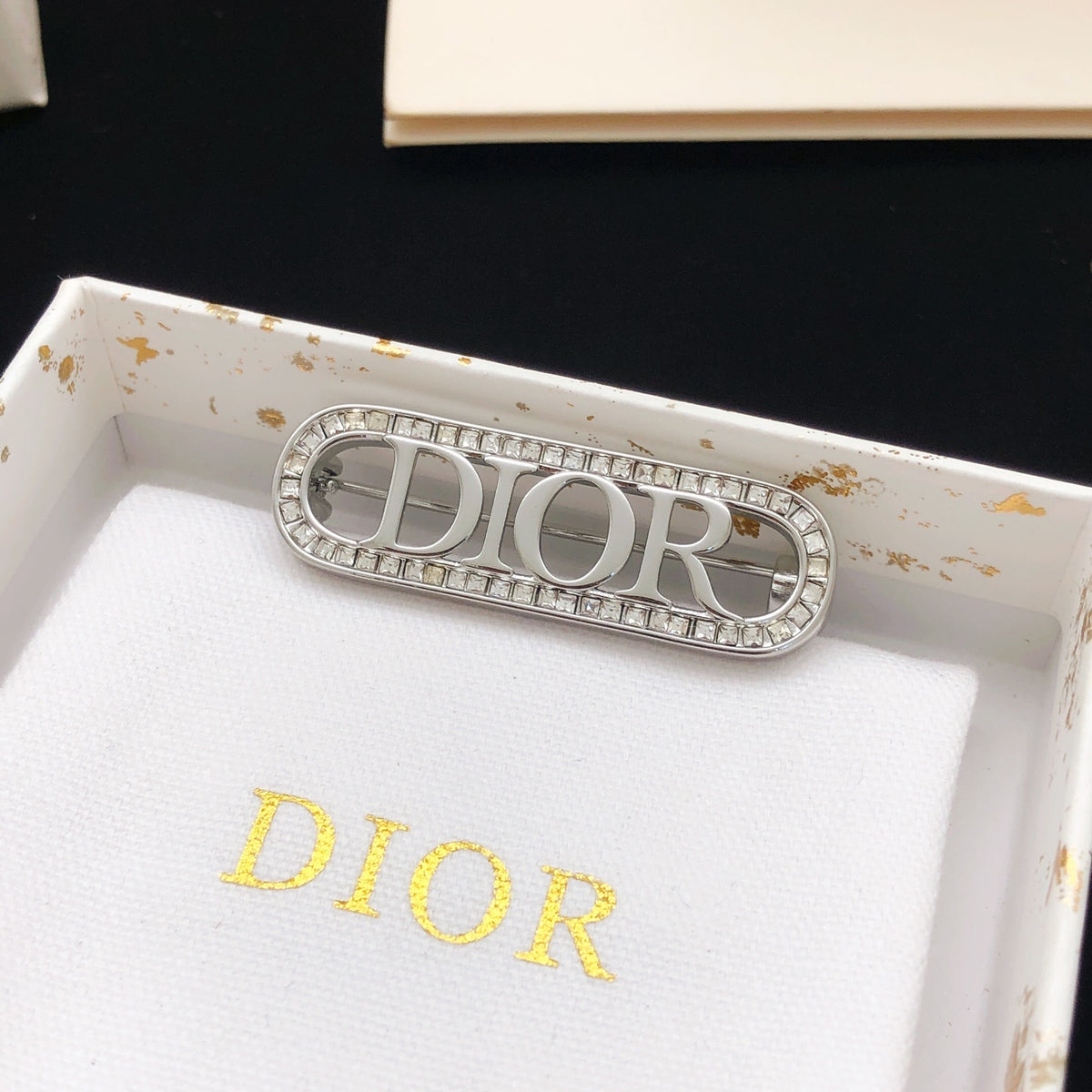 Dior Silver-Tone Crystal Capsule Brooch - product image 5