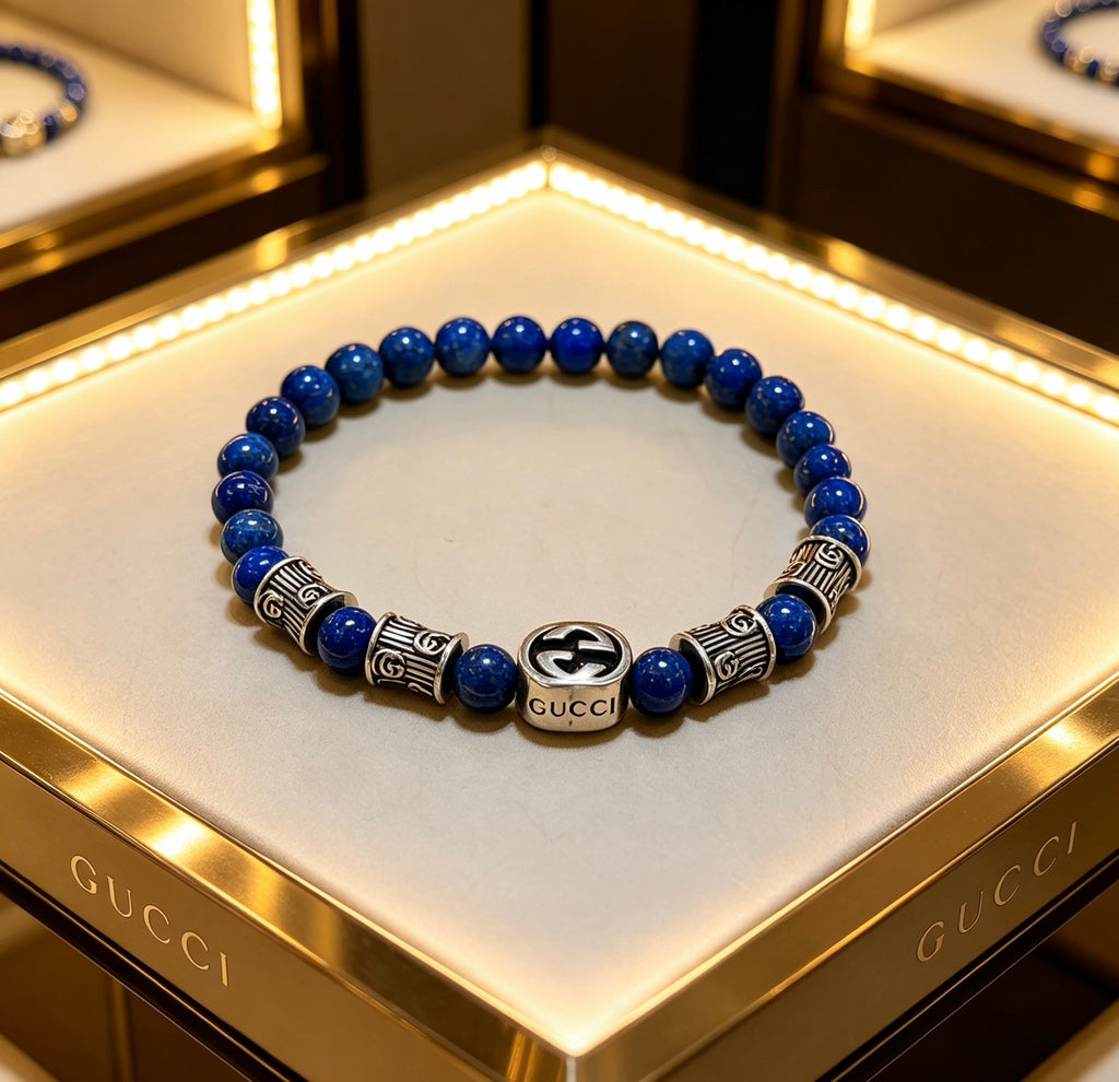 Gucci Anger Forest Interlocking G Crystal Accent Antiqued Bracelet - album image 4