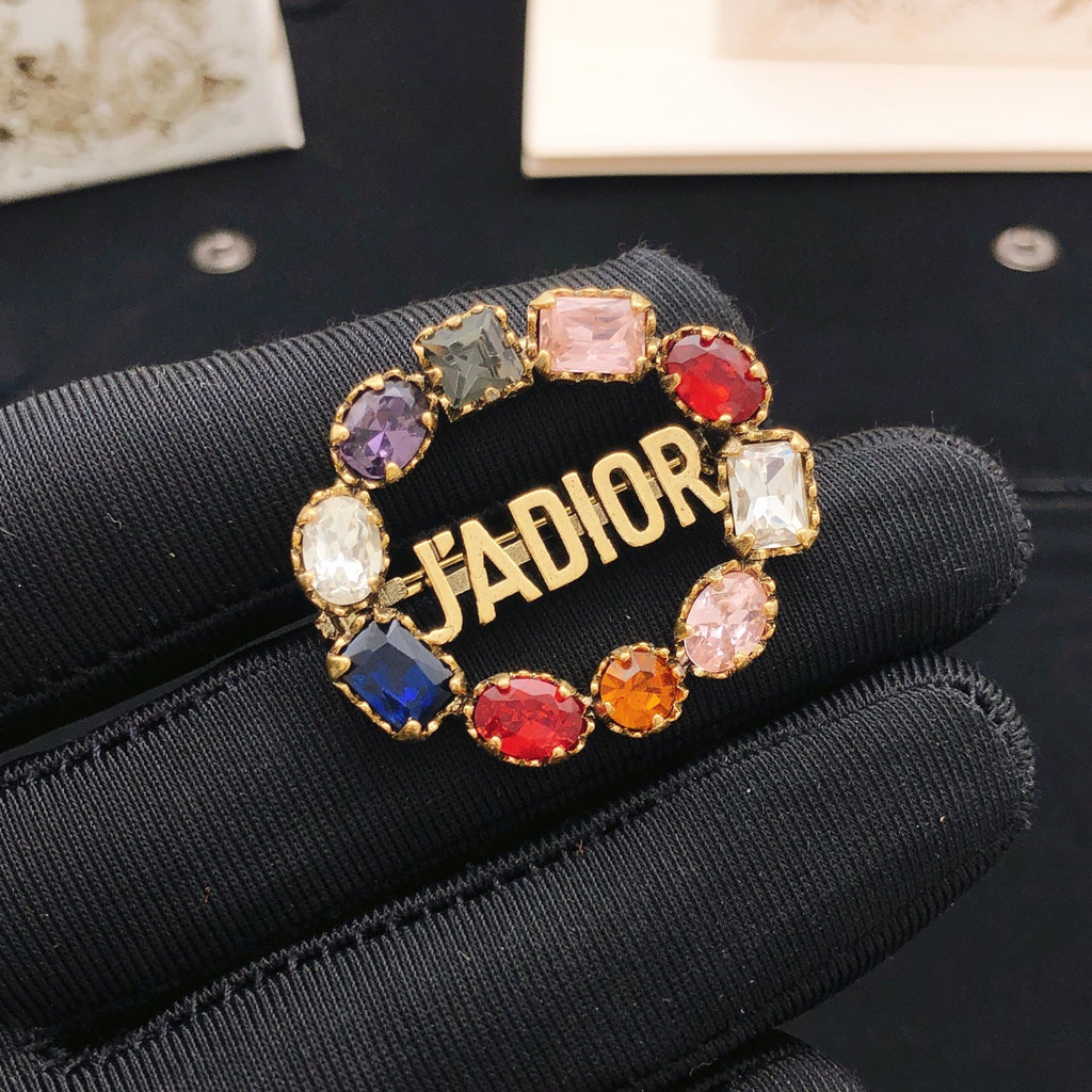 Dior J'Adior Multicolor Crystal Brooch - product image 4